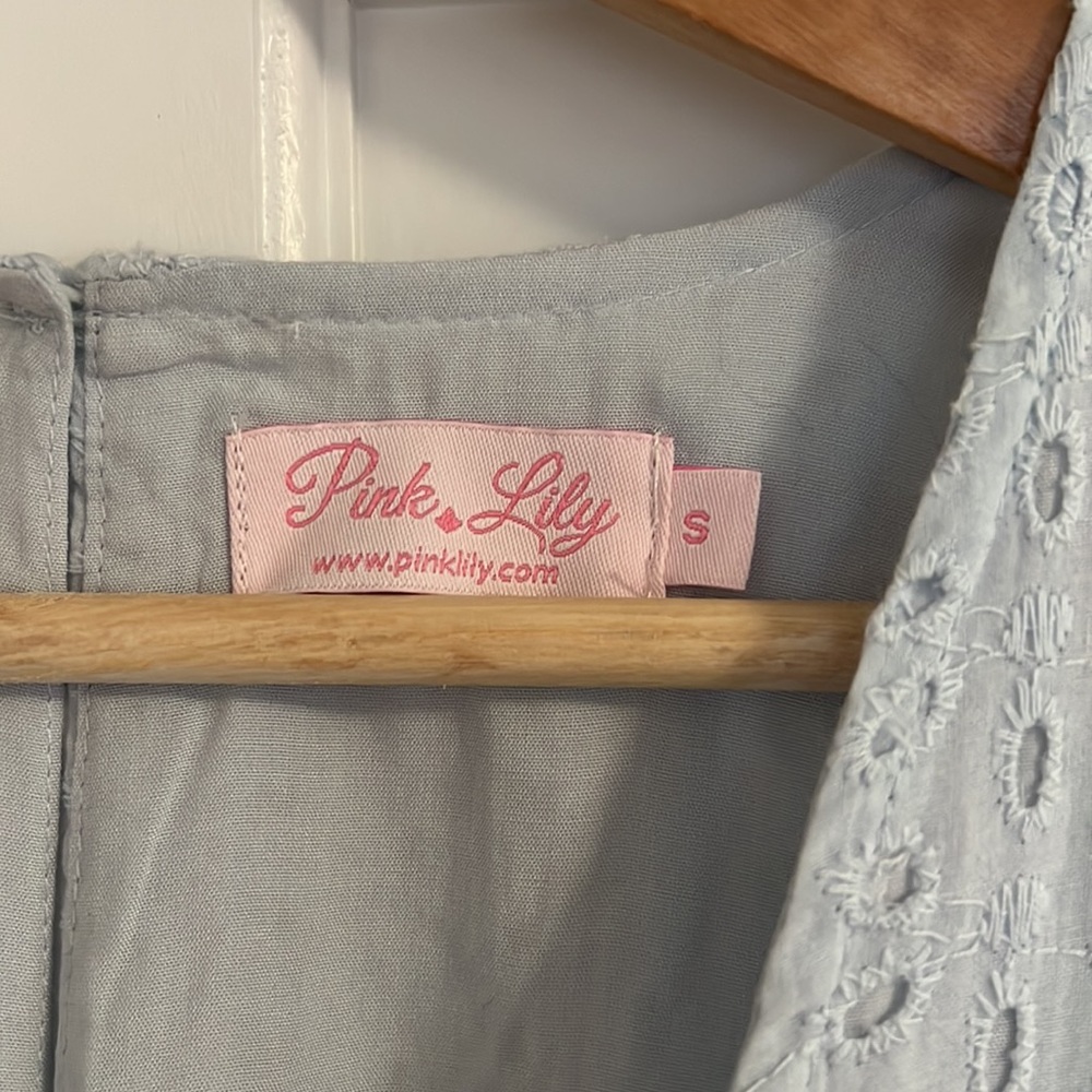 Pink Lily Romper - Picture 2 of 4
